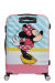 Mala de Viagem Média 67cm 4 Rodas Beijo da Minnie Rosa - Wavebreaker Disney | American Tourister