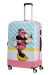 Mala de Viagem Grande 77cm 4 Rodas Beijo da Minnie Rosa - Wavebreaker Disney | American Tourister