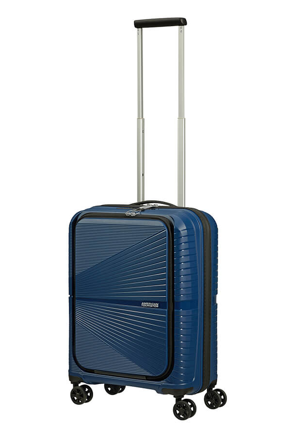 Mala de Cabine Superleve 55cm c/ 4 Rodas c/ Bolso p/ Portátil 15.6 Azul Meia-Noite - Airconic | Ame