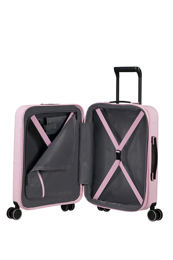 Mala de Cabine 55cm Expansível 4 Rodas Rosa Mate - Novastream | American Tourister