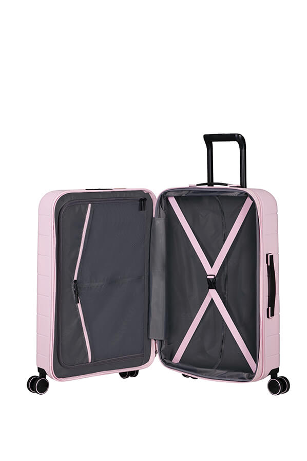 Mala de Viagem Média 67cm Expansível 4 Rodas Rosa Mate - Novastream | American Tourister