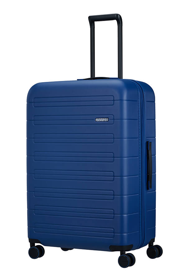 Mala de Viagem Grande 77cm Expansível 4 Rodas Azul Marinho - Novastream | American Tourister