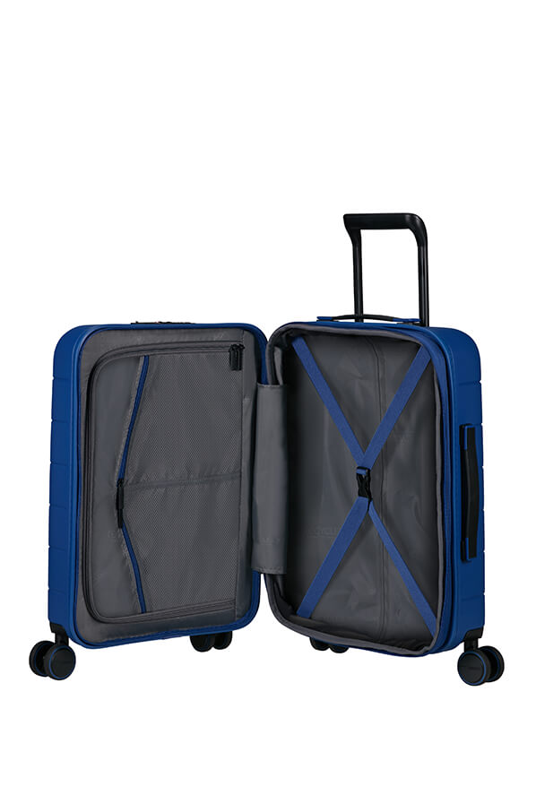 Mala de Cabine 55cm Expansível 4 Rodas e Bolso para Portátil 15.6 Azul Marinho - Novastream | Ameri