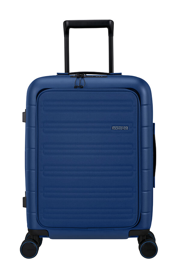 Mala de Cabine 55cm Expansível 4 Rodas e Bolso para Portátil 15.6 Azul Marinho - Novastream | Ameri