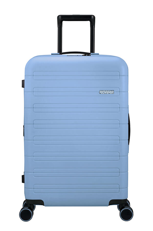 Mala de Viagem Média 67cm Expansível 4 Rodas Azul Pastel - Novastream | American Tourister