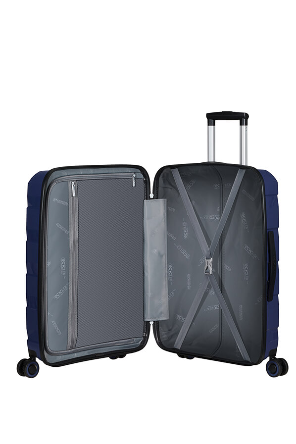 Mala de Viagem Grande 75cm 4 Rodas Azul Meia-Noite - Air Move | American Tourister