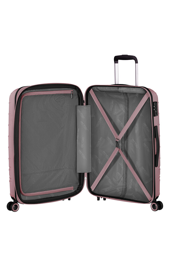 Mala de Viagem Média 67cm Expansível 4 Rodas Rosa Ouro - Speedstar | American Tourister