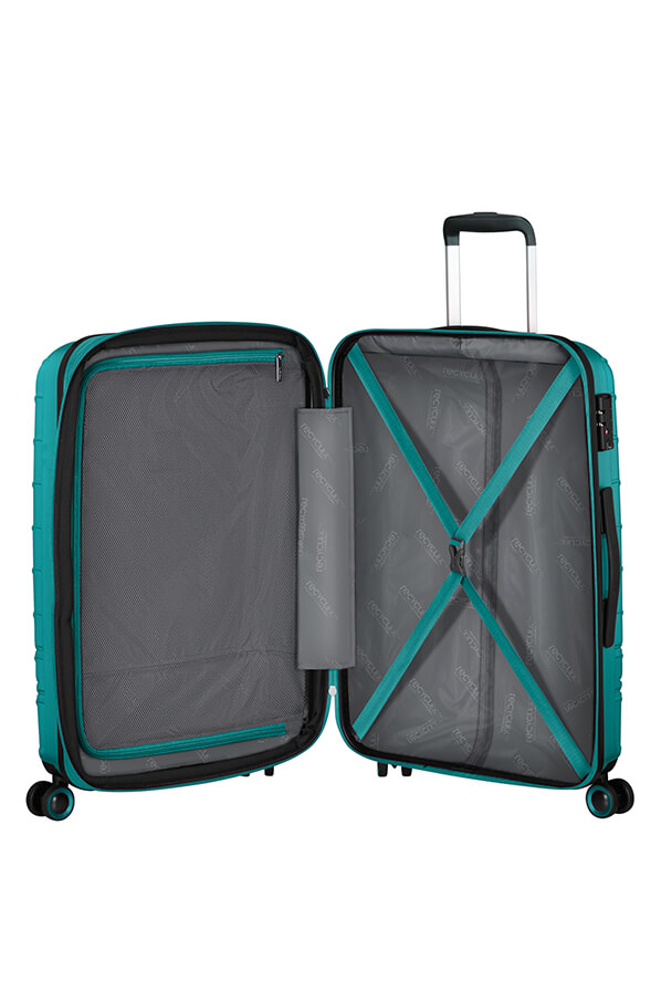 Mala de Viagem Média 67cm Expansível 4 Rodas Turquesa - Speedstar | American Tourister