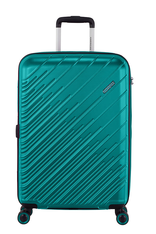 Mala de Viagem Média 67cm Expansível 4 Rodas Turquesa - Speedstar | American Tourister