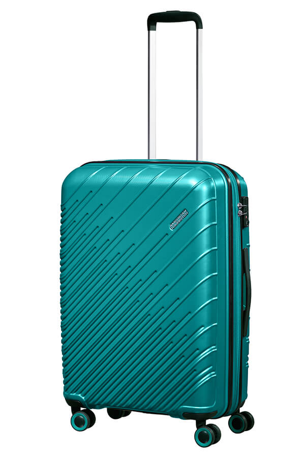 Mala de Viagem Média 67cm Expansível 4 Rodas Turquesa - Speedstar | American Tourister