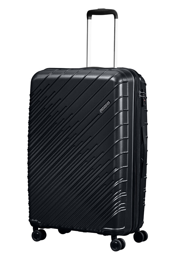 Mala de Viagem Grande 77cm Expansível 4 Rodas Preta - Speedstar | American Tourister