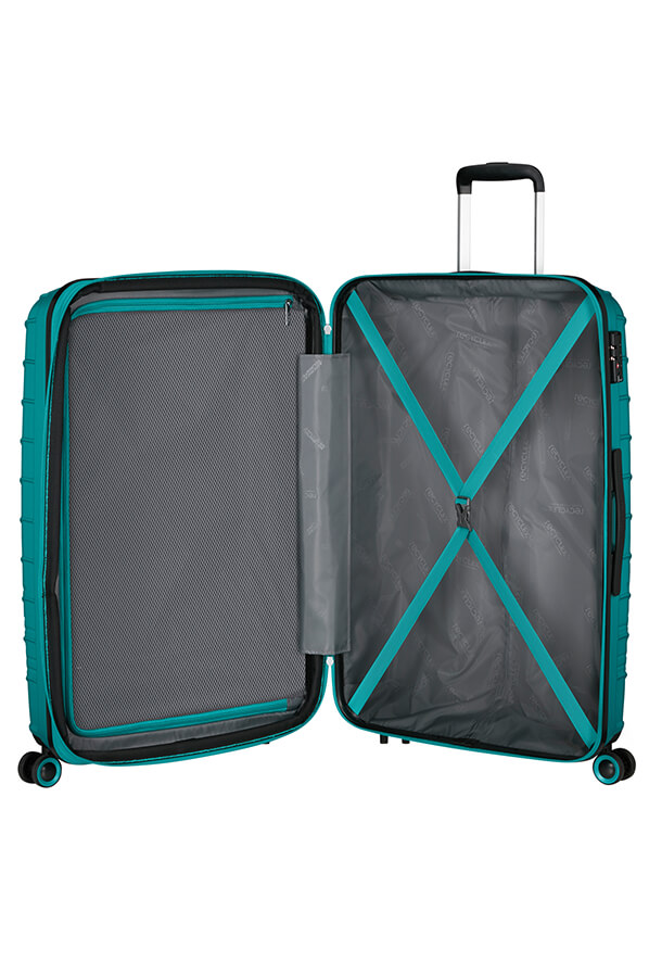 Mala de Viagem Grande 77cm Expansível 4 Rodas Turquesa - Speedstar | American Tourister