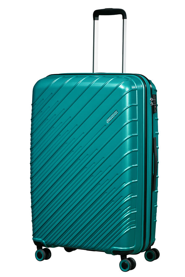 Mala de Viagem Grande 77cm Expansível 4 Rodas Turquesa - Speedstar | American Tourister