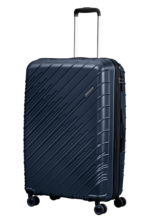 Mala de Viagem Grande 77cm Expansível 4 Rodas Azul Atlântico - Speedstar | American Tourister