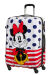 Mala de Viagem Grande 75cm 4 Rodas Minnie Pontos Azuis - Disney Legends | American Tourister