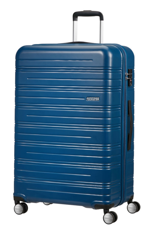 Mala de Viagem Grande 77cm 4 Rodas Azul-Marinho - High Turn | American Tourister