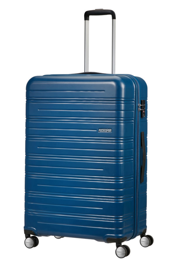 Mala de Viagem Grande 77cm 4 Rodas Azul-Marinho - High Turn | American Tourister