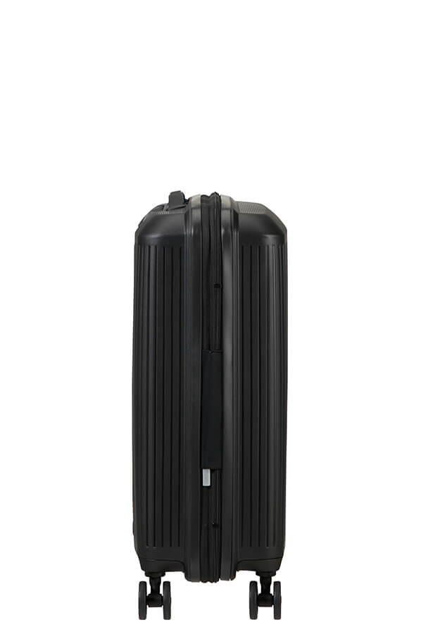 Mala de Cabine 55cm Expansível 4 Rodas Preta - AeroStep | American Tourister