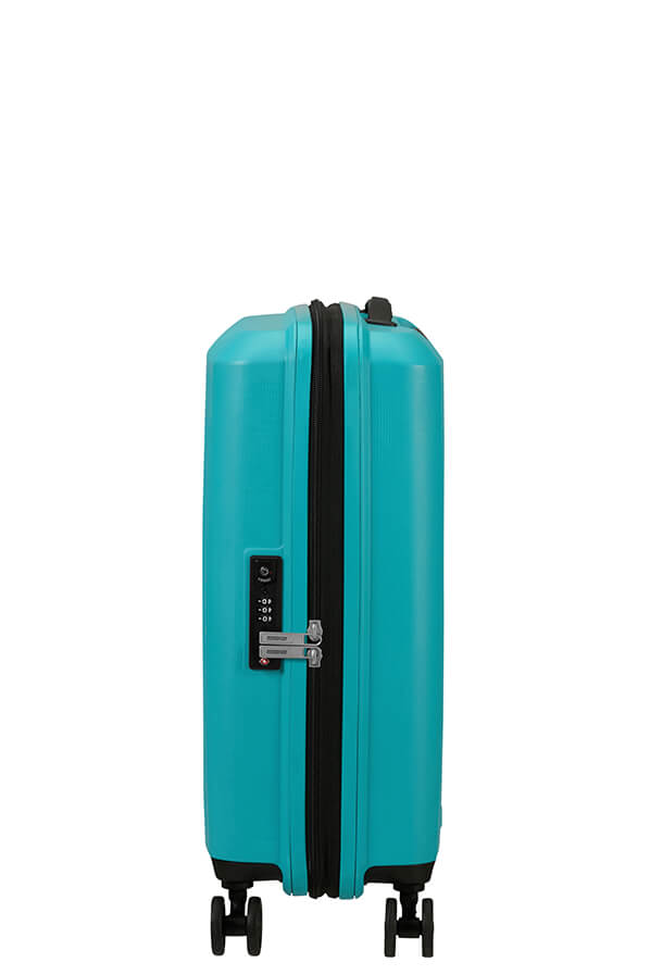 Mala de Cabine 55cm Expansível 4 Rodas Tónico Turquesa - AeroStep | American Tourister