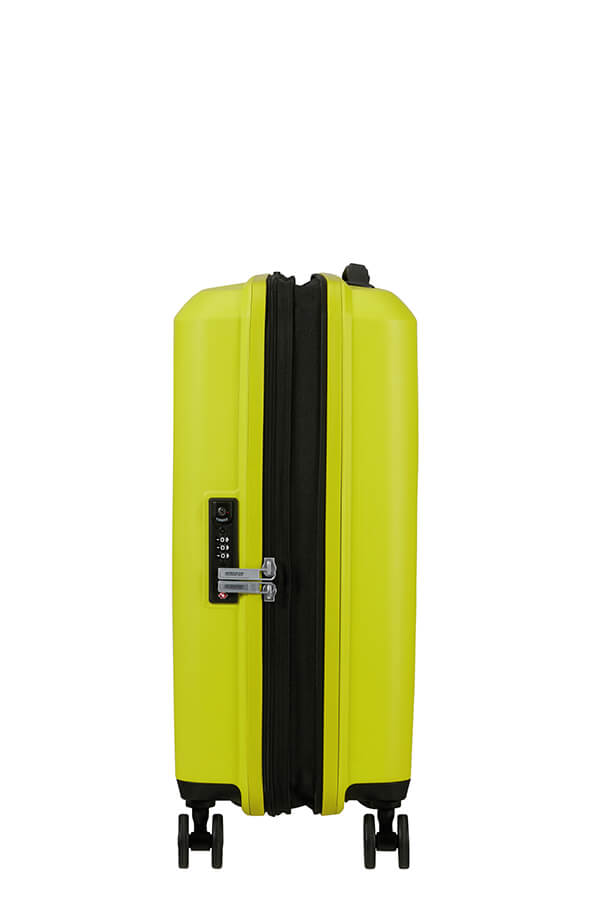 Mala de Cabine 55cm Expansível 4 Rodas Verde Lima - AeroStep | American Tourister