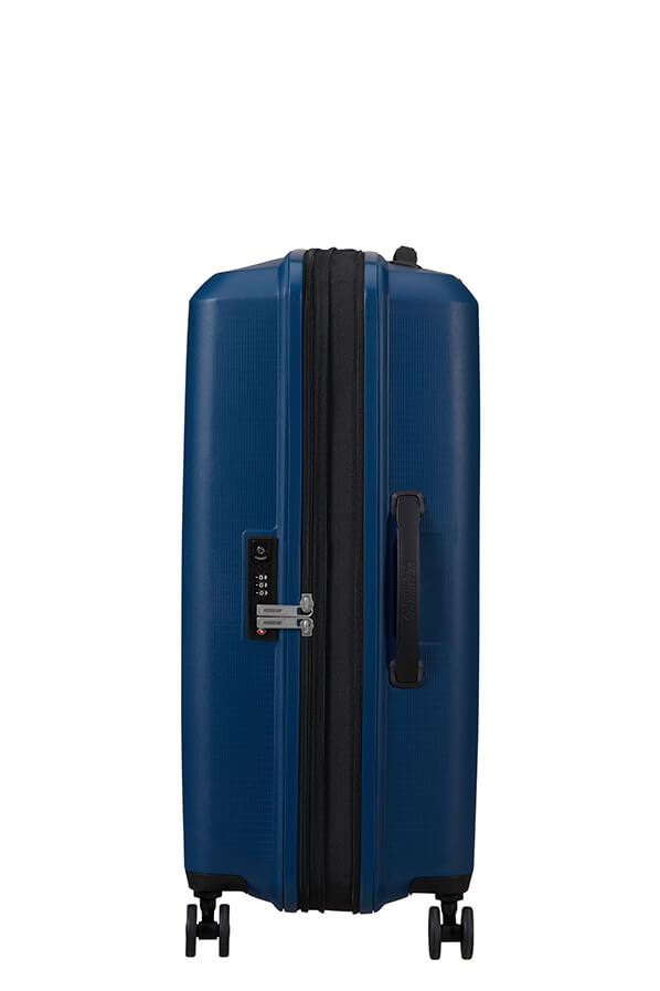 Mala de Viagem Média 67cm Expansível 4 Rodas Azul-Marinho - AeroStep | American Tourister