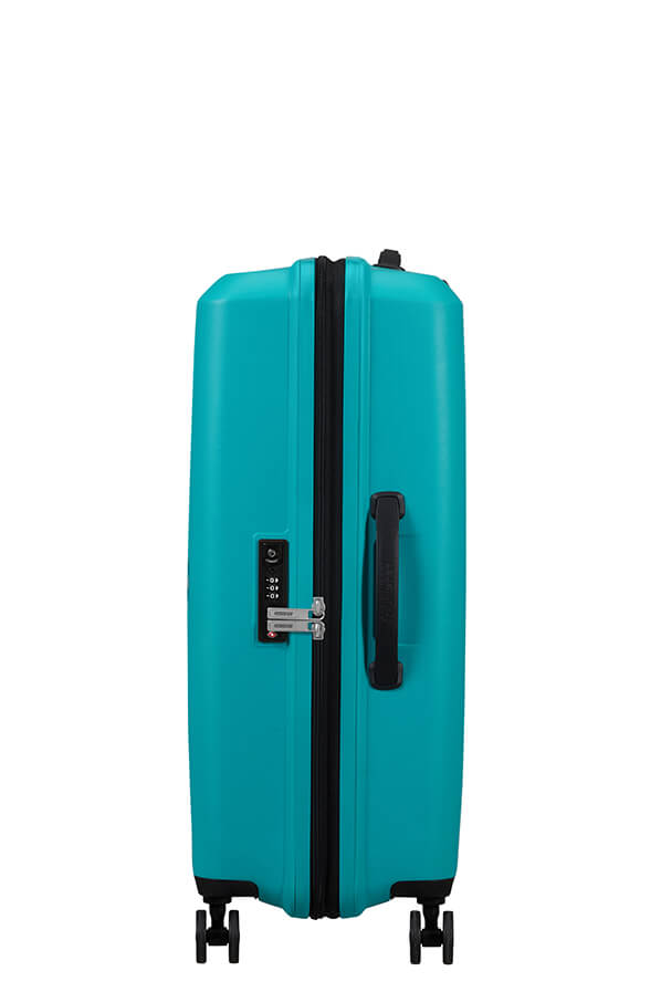 Mala de Viagem Média 67cm Expansível 4 Rodas Tónico Turquesa - AeroStep | American Tourister