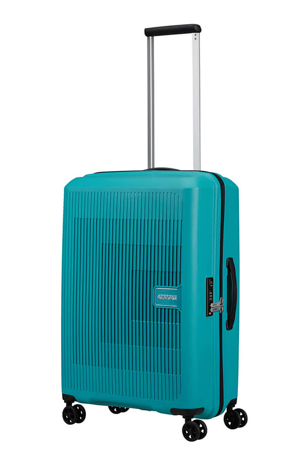 Mala de Viagem Média 67cm Expansível 4 Rodas Tónico Turquesa - AeroStep | American Tourister