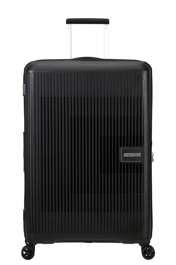 Mala de Viagem Grande 77cm Expansível 4 Rodas Preta - AeroStep | American Tourister