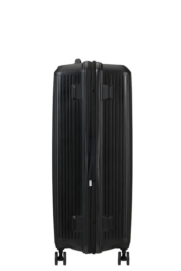 Mala de Viagem Grande 77cm Expansível 4 Rodas Preta - AeroStep | American Tourister