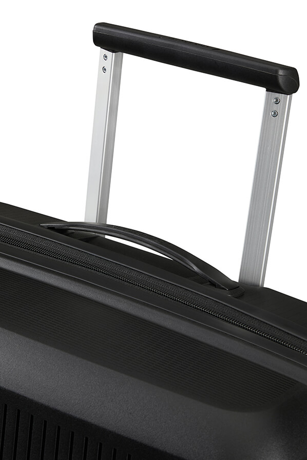 Mala de Viagem Grande 77cm Expansível 4 Rodas Preta - AeroStep | American Tourister