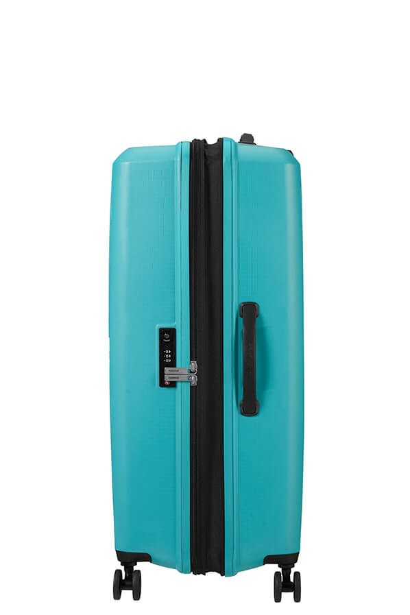 Mala de Viagem Grande 77cm Expansível 4 Rodas Tónico Turquesa - AeroStep | American Tourister