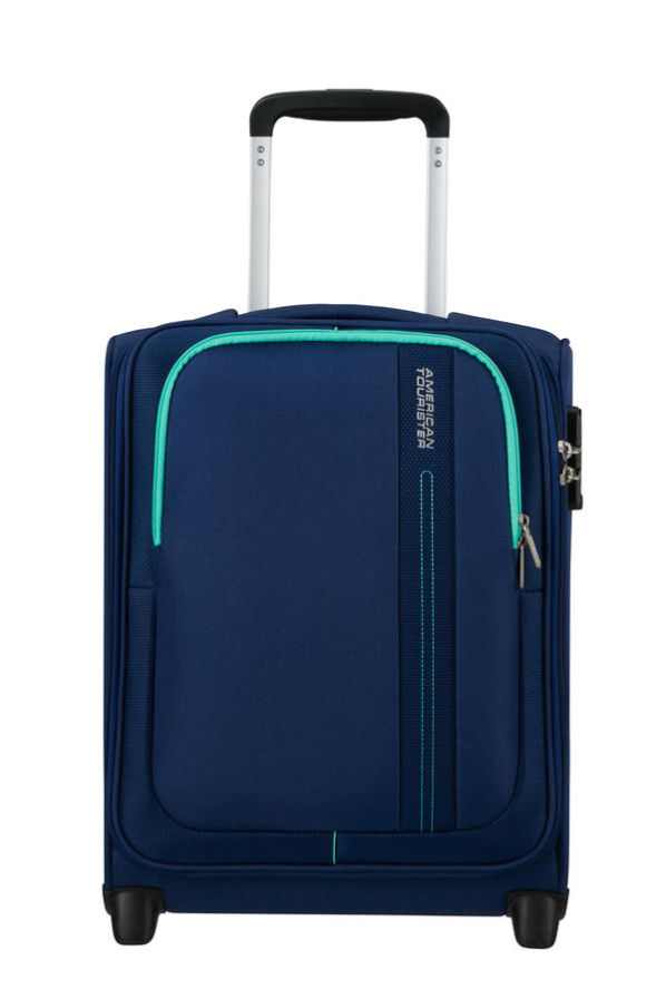 Mala de Cabine Underseater 45cm 2 Rodas Azul-Marinho - Sea Seeker | American Tourister