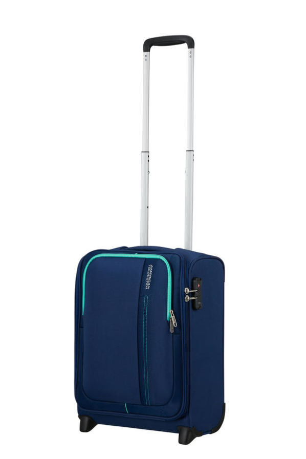 Mala de Cabine Underseater 45cm 2 Rodas Azul-Marinho - Sea Seeker | American Tourister