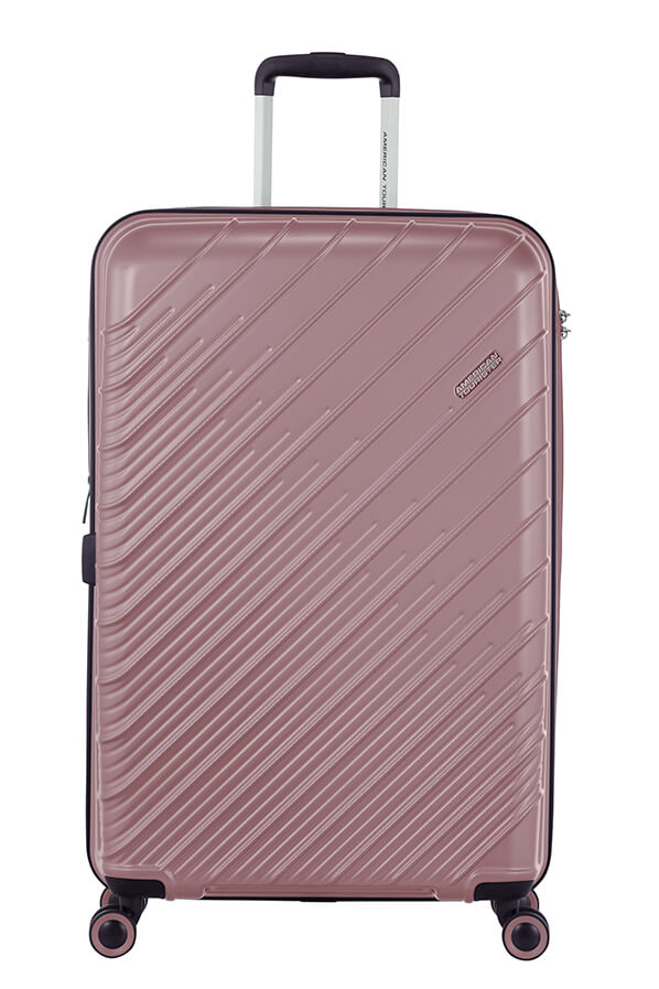 Mala de Viagem Grande 77cm Expansível 4 Rodas Rosa Ouro - Speedstar | American Tourister