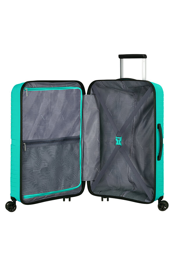 Mala de Viagem Superleve Média 67cm 4 Rodas Verde-Água - Airconic | American Tourister®