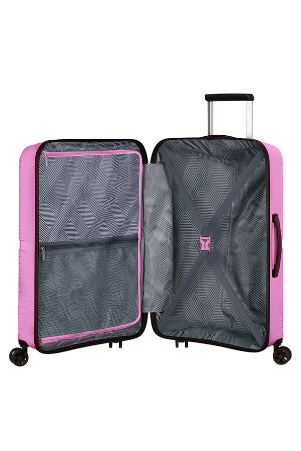 Mala de Viagem Superleve Média 67cm 4 Rodas Limonada Rosa - Airconic | American Tourister®