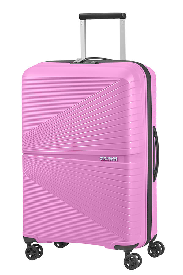 Mala de Viagem Superleve Média 67cm 4 Rodas Limonada Rosa - Airconic | American Tourister®