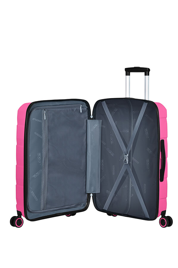 Mala de Viagem Grande 75cm 4 Rodas Rosa - Air Move | American Tourister