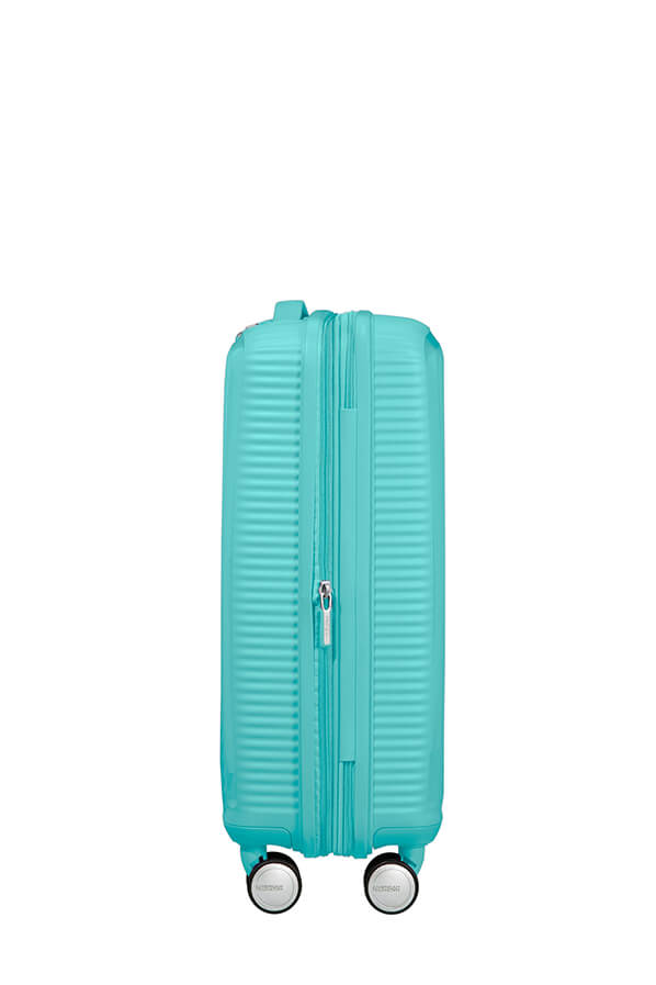 Mala de Cabine 55cm Expansível Azul Piscina - Soundbox | American Tourister®