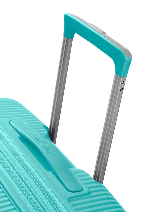 Mala de Cabine 55cm Expansível Azul Piscina - Soundbox | American Tourister®