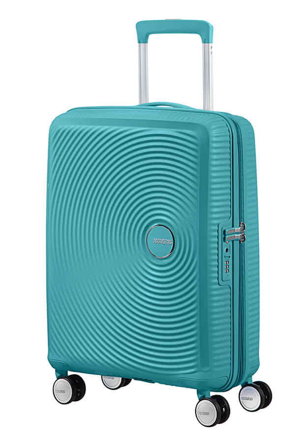 Mala de Cabine 55cm Expansível Turquesa - Soundbox | American Tourister®