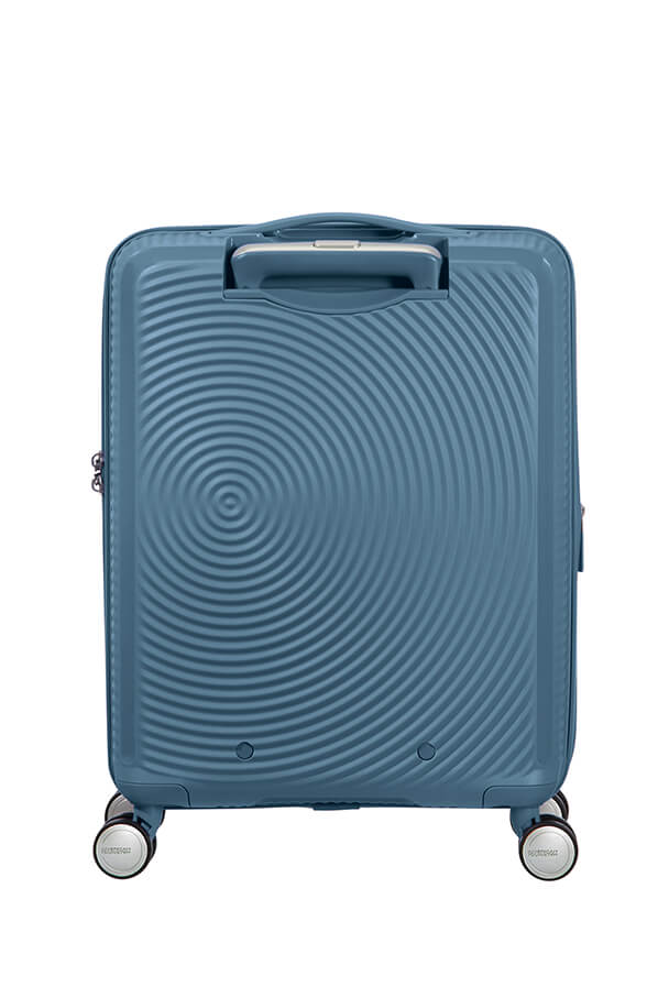 Mala de Cabine 55cm Expansível Azul Pedra - Soundbox | American Tourister®