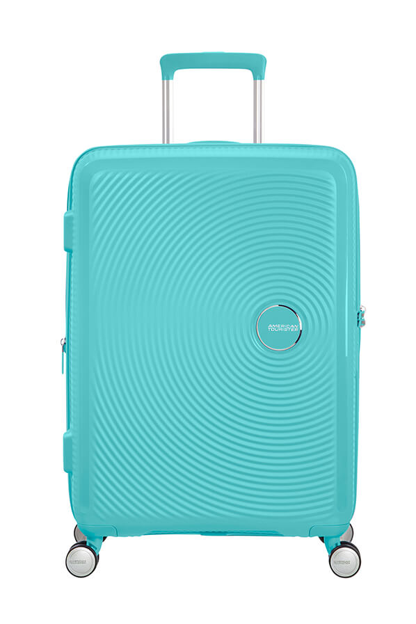 Mala de Viagem Média 67cm Expansível Azul Piscina - Soundbox | American Tourister®