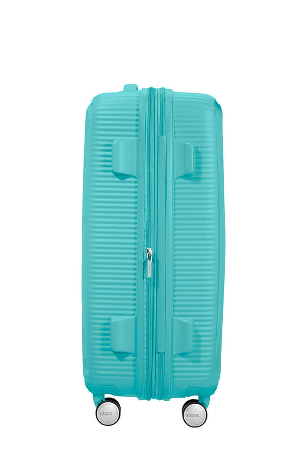 Mala de Viagem Média 67cm Expansível Azul Piscina - Soundbox | American Tourister®