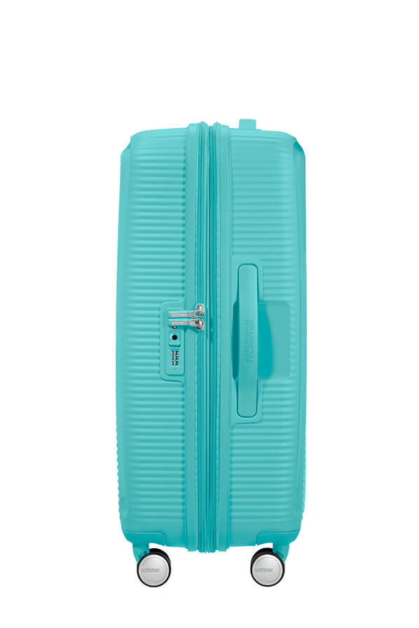 Mala de Viagem Média 67cm Expansível Azul Piscina - Soundbox | American Tourister®