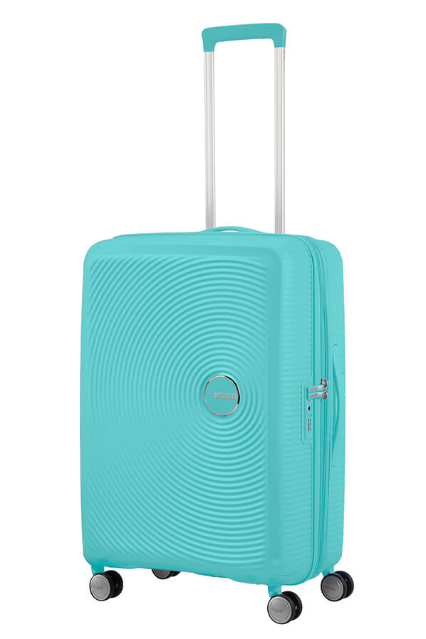 Mala de Viagem Média 67cm Expansível Azul Piscina - Soundbox | American Tourister®