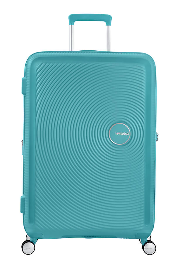 Mala de Viagem Grande 77cm Expansível Turquesa - Soundbox | American Tourister®