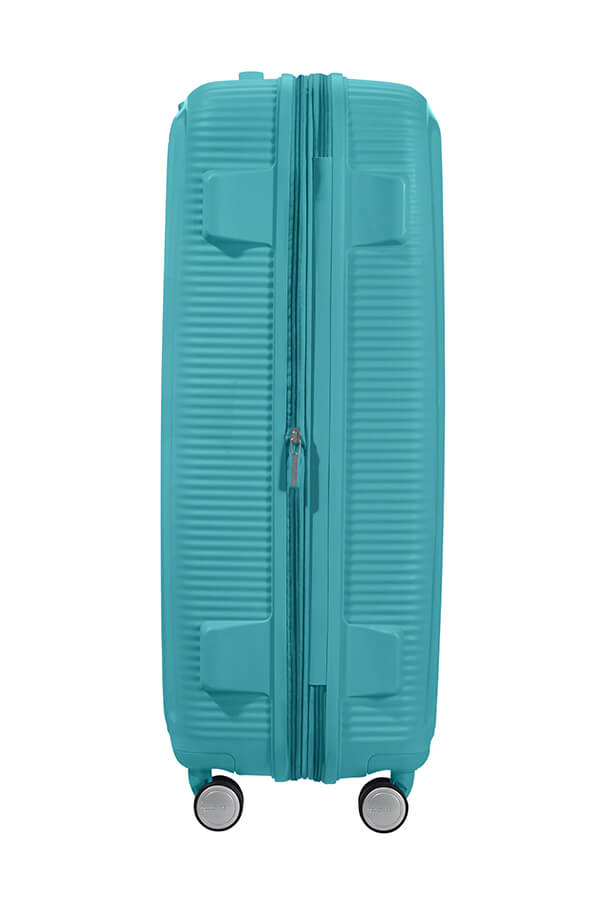 Mala de Viagem Grande 77cm Expansível Turquesa - Soundbox | American Tourister®