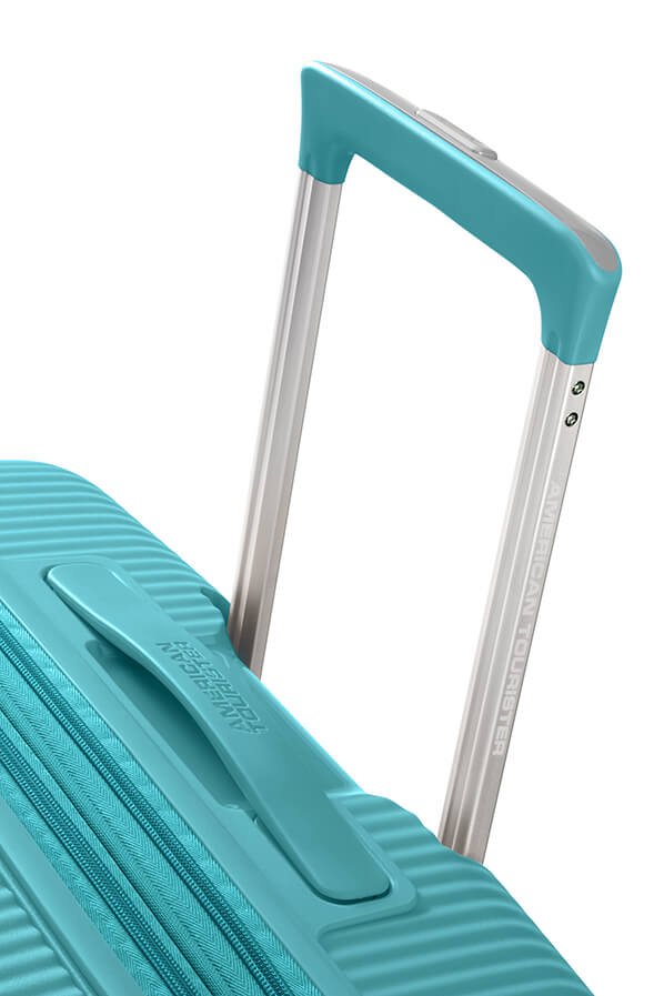 Mala de Viagem Grande 77cm Expansível Turquesa - Soundbox | American Tourister®