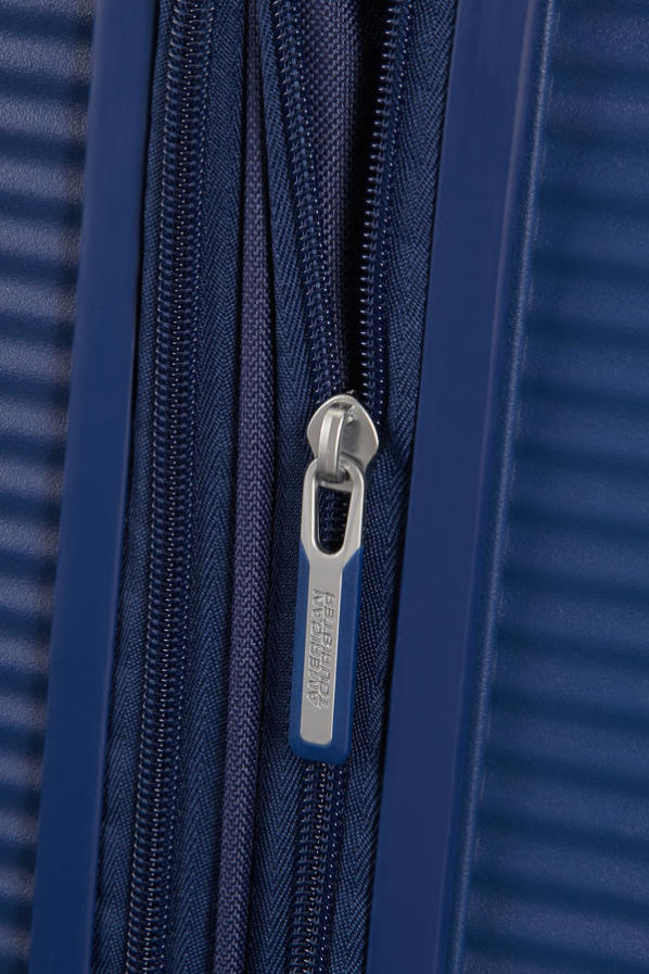 Mala de Cabine 55cm Expansível Azul Meia-Noite - Soundbox | American Tourister®